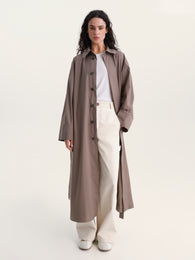 Легкий плащ у кольорі Taupe