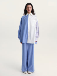 Сорочка oversize у смужку