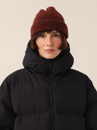 Шапка вовняна коричнева