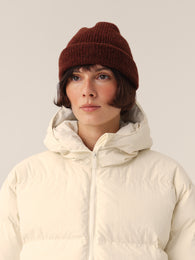 Шапка вовняна коричнева