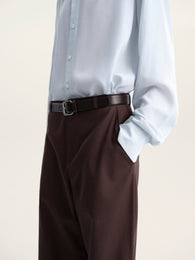 Класичні штани коричневого кольору