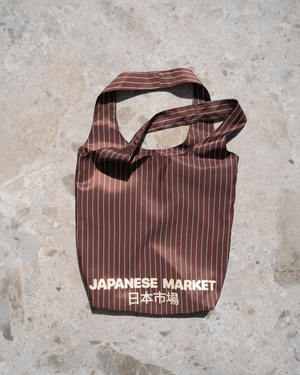 Коричневий шопер у смужку "Japanese Market"