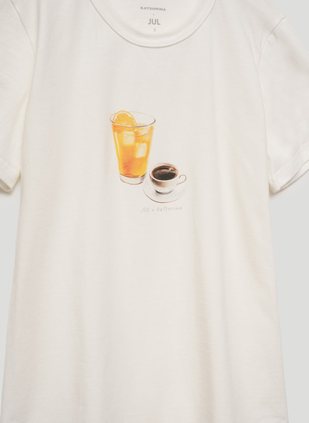 Молочна футболка «Coffee lover» KATSURINA + JUL